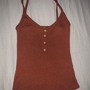 Dark orange cami